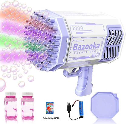Electric Bazooka Bubble Gun Toy | Automatic Bubble Blaster for Kids - Saadiq.pk