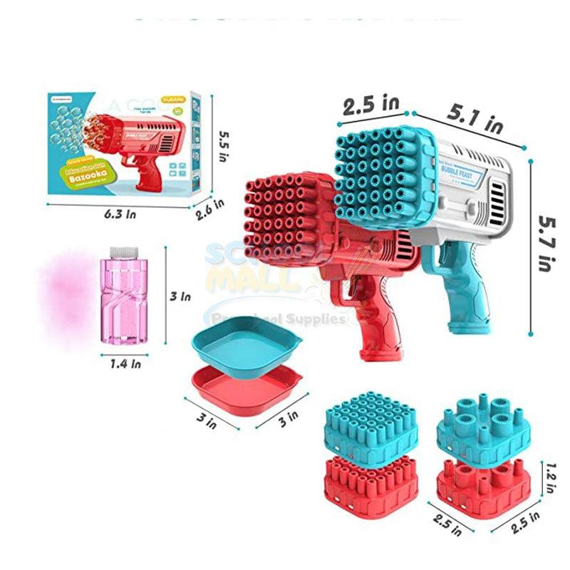 Electric Bazooka Bubble Gun Toy | Automatic Bubble Blaster for Kids - Saadiq.pk