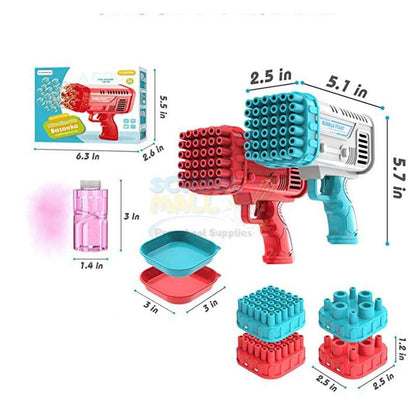 Electric Bazooka Bubble Gun Toy | Automatic Bubble Blaster for Kids - Saadiq.pk