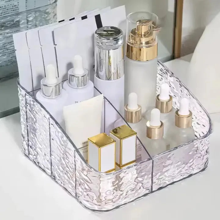 Multi-Compartment Makeup Organizer