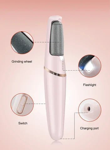 Flawless Finishing Touch Pedi Rechargeable Tool - Electric Foot Callus Remover - Saadiq.pk