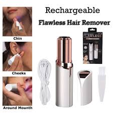 Flawless Hair Remover for Facial Hair – Pain - Free & Portable - Saadiq.pk