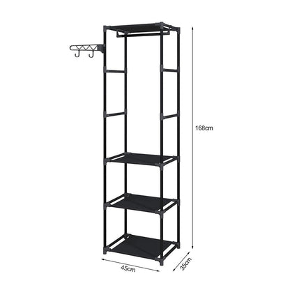 Floor Standing Clothes Hanger – 4 - Layer Wardrobe Organizer - Saadiq.pk