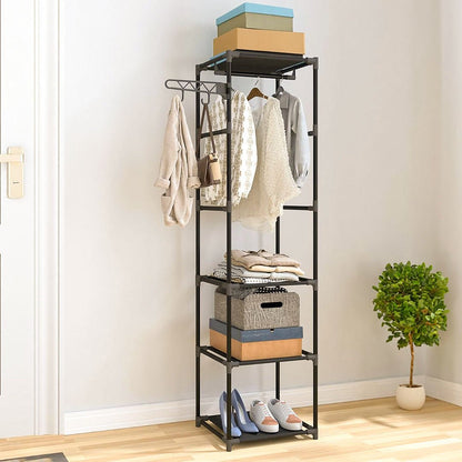 Floor Standing Clothes Hanger – 4 - Layer Wardrobe Organizer - Saadiq.pk