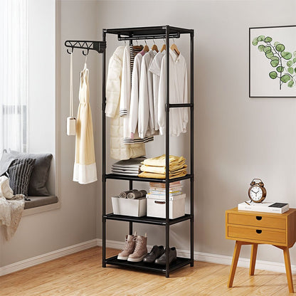 Floor Standing Clothes Hanger – 4 - Layer Wardrobe Organizer - Saadiq.pk