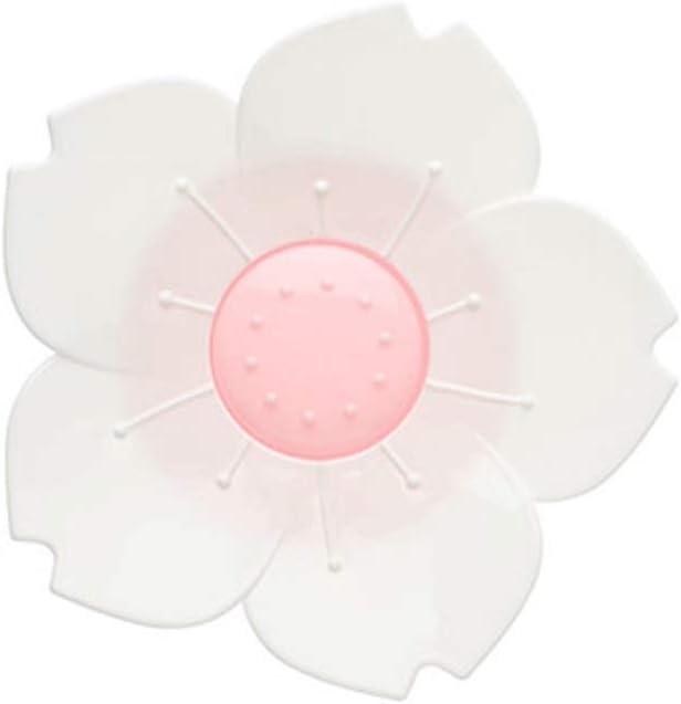 Flower Shape Soap Tray – Cute Cartoon Rose Soap Holder - Saadiq.pk