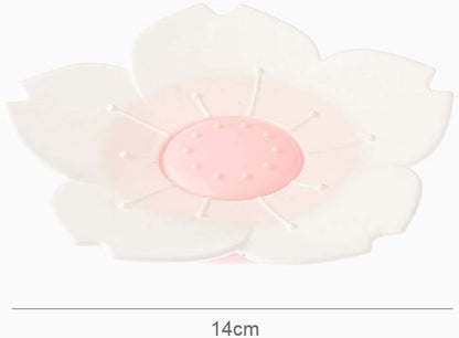 Flower Shape Soap Tray – Cute Cartoon Rose Soap Holder - Saadiq.pk