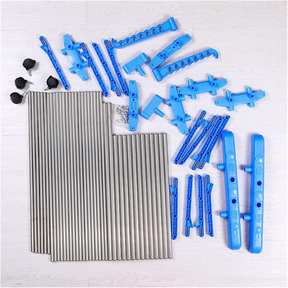 Foldable Clothes Drying Rack with Wheels | Multi - Layer Laundry Stand | Space Saving Clothes Dryer Pakistan - Saadiq.pk