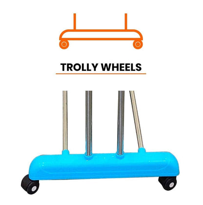 Foldable Clothes Drying Rack with Wheels | Multi - Layer Laundry Stand | Space Saving Clothes Dryer Pakistan - Saadiq.pk
