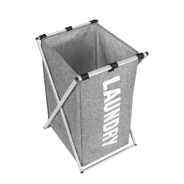 Foldable Laundry Basket with Stand – Portable Clothes Storage Organizer - Saadiq.pk