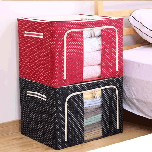 Foldable, Waterproof, Large Capacity, Transparent Design Box - Saadiq.pk