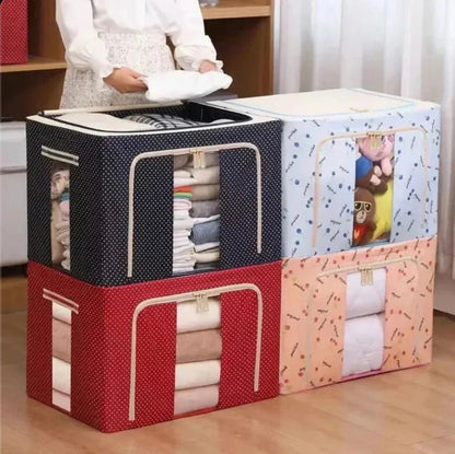 Foldable, Waterproof, Large Capacity, Transparent Design Box - Saadiq.pk