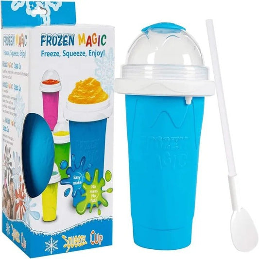 Frozen Magic Slushy Maker Cup – DIY Smoothie & Ice Slush Cup - Saadiq.pk