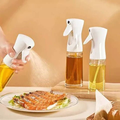 Glass Olive Oil Sprayer 450ML – Kitchen Oil Spray & Pour Bottle - Saadiq.pk