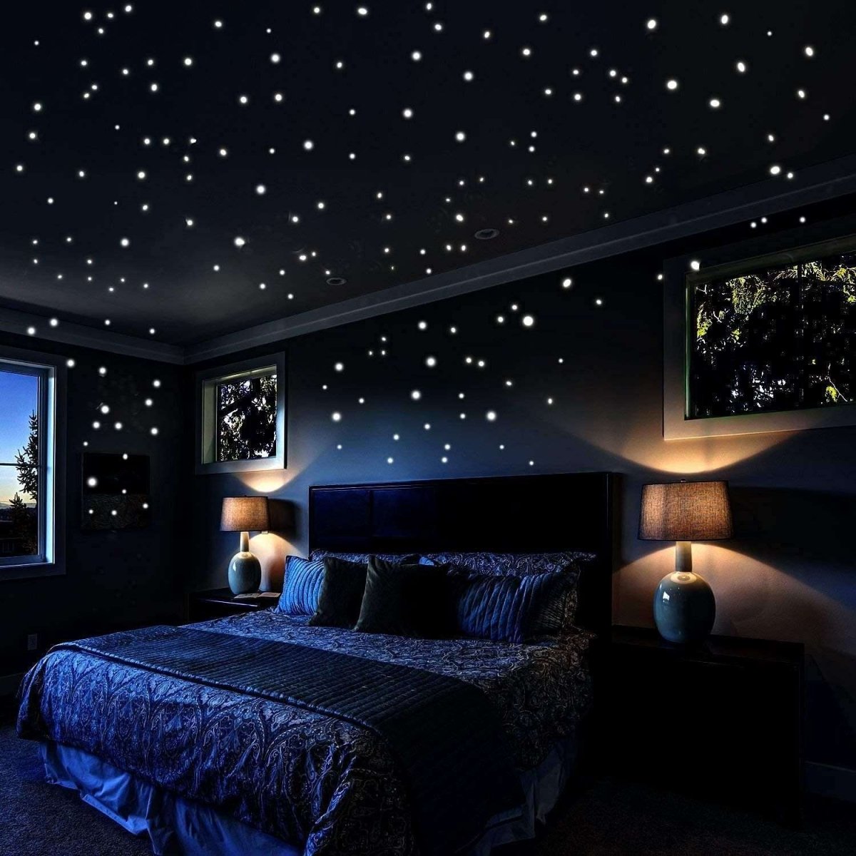 Glowing Star Wall Sticker (Pack of Two) - Saadiq.pk