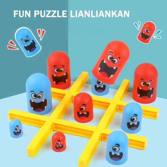 Gobblet Gobblers – Fun Family Strategy Game (Tic - Tac - Toe Twist) - Saadiq.pk