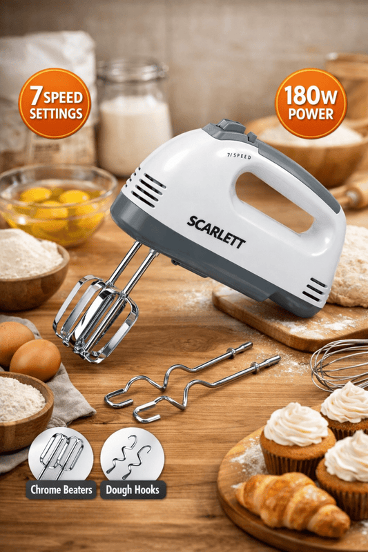 Handheld Electric Mixer – Egg, Cream & Dough Beater - Saadiq.pk