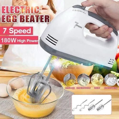 Handheld Electric Mixer – Egg, Cream & Dough Beater - Saadiq.pk