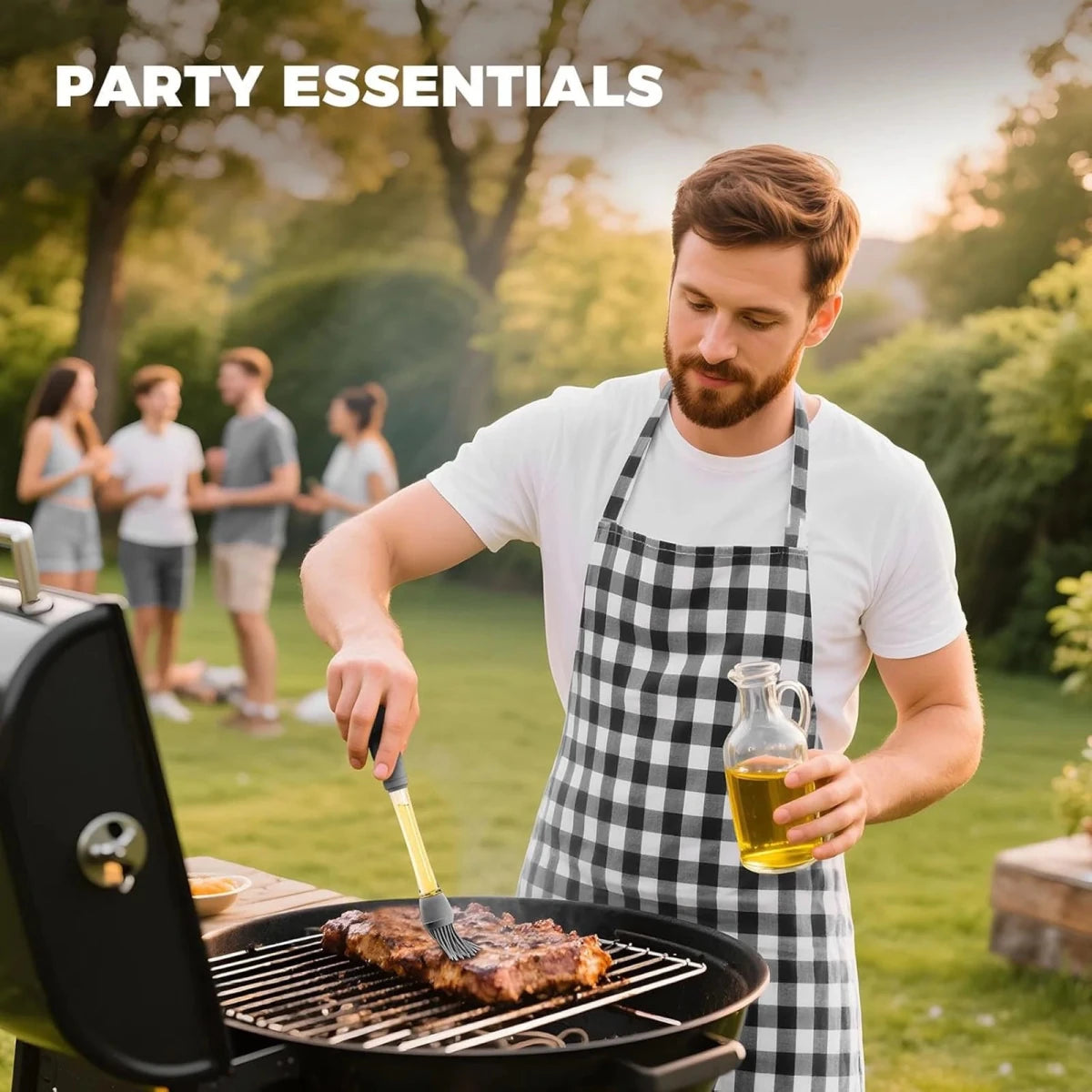 Heat‑Resistant Silicone Basting Brush for BBQ, Baking & Cooking - Saadiq.pk