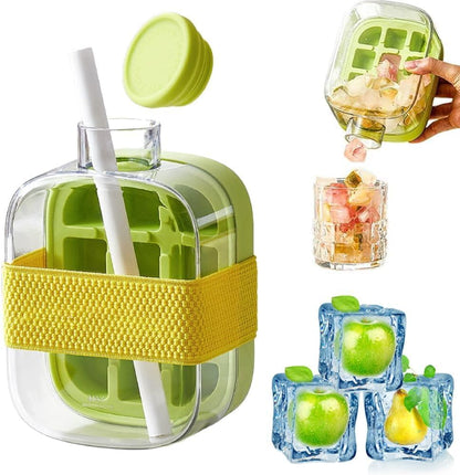 2-in-1 ice cube straw bottle - Saadiq.pk Pakistan