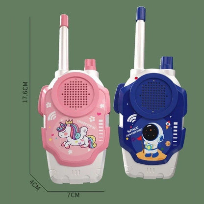 Kids Walkie Talkie Set 2 PCS Long Range Toy Intercom for Boys & Girls