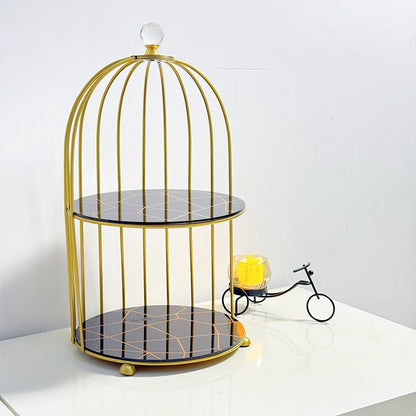 2-Tier Golden Vanity Organizer
