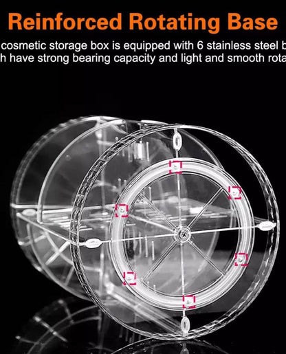 360° Rotating Makeup Organizer