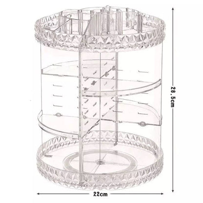 360° Rotating Makeup Organizer