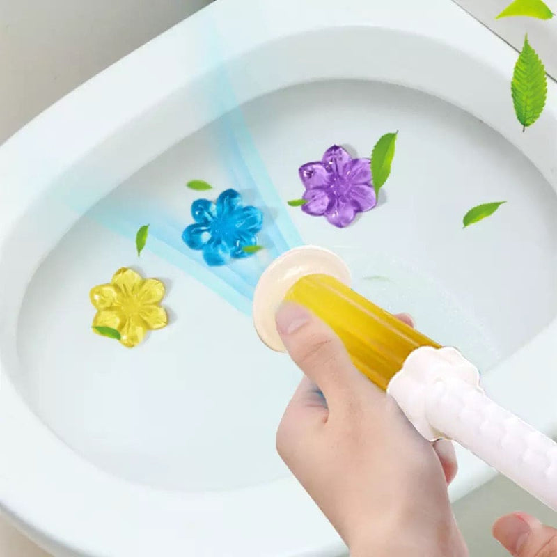 Flower Toilet Freshener Gel