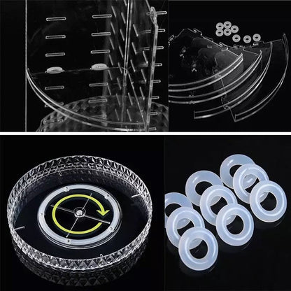 360° Rotating Makeup Organizer