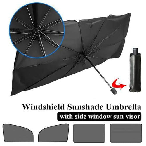 Foldable Car Windshield Sun Shade Umbrella