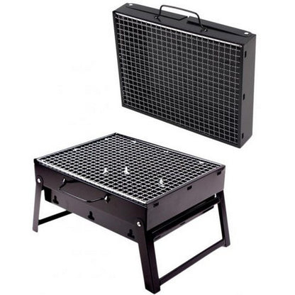 Portable Foldable BBQ Grill – Lightweight Charcoal Barbecue Stove