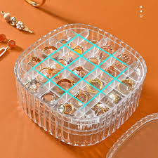 3 Layers Acrylic Transparent Jewellery Organizer
