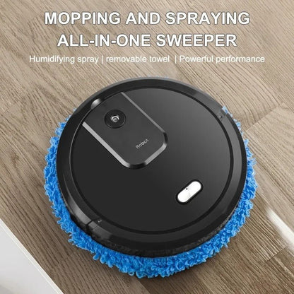 Intelligent Robot Sweeper With Humidifiying Spray - Saadiq.pk