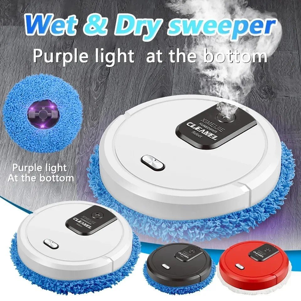 Intelligent Robot Sweeper With Humidifiying Spray - Saadiq.pk