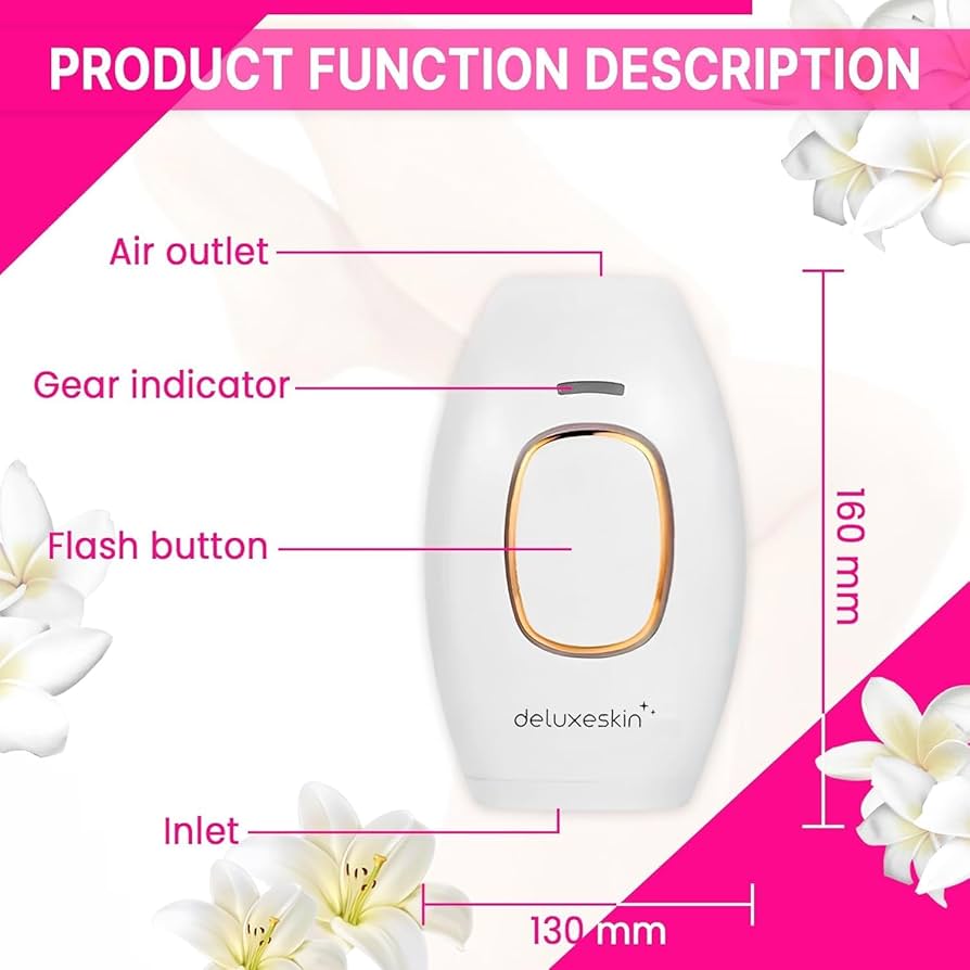 IPL Hair Removal Device for Home Use – Painless Full Body Hair Removal Machine - Saadiq.pk