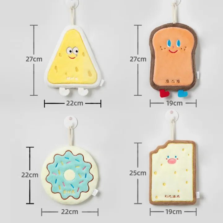 Kids Cartoon Hand Towel | Soft Microfiber Hanging Towel for Bathroom & Kitchen Use - Saadiq.pk