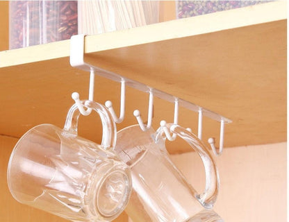 Kitchen Storage Rack – Iron Wall - Mounted Organizer - Saadiq.pk