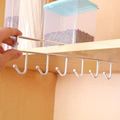 Kitchen Storage Rack – Iron Wall - Mounted Organizer - Saadiq.pk