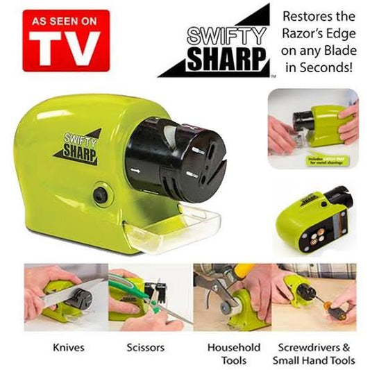 Knives and Scissors Sharpener – Cordless Battery - Operated - Saadiq.pk