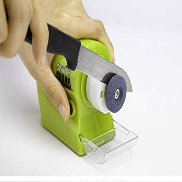 Knives and Scissors Sharpener – Cordless Battery - Operated - Saadiq.pk