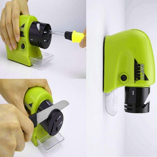 Knives and Scissors Sharpener – Cordless Battery - Operated - Saadiq.pk