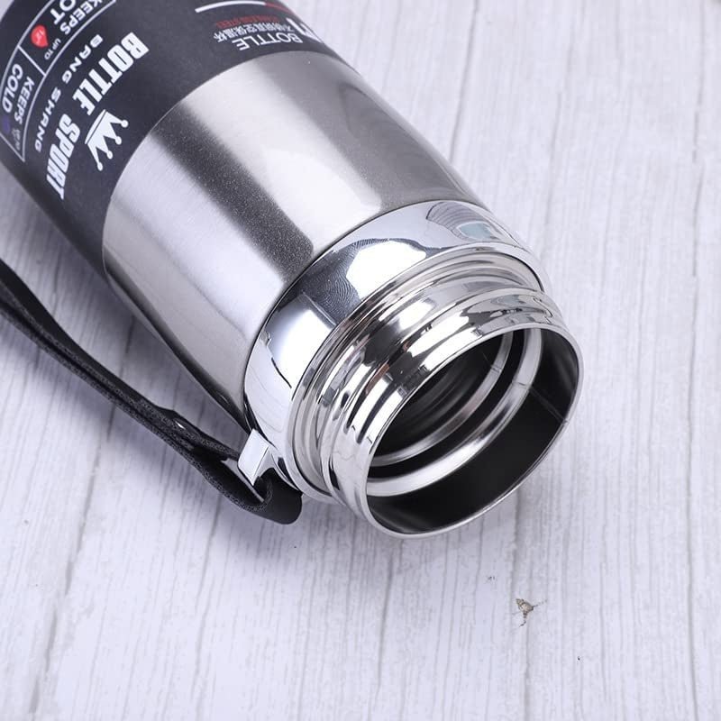 Large Capacity 1000ML Stainless Steel Travel Bottle – Leak‑Proof Thermal Vacuum Flask - Saadiq.pk