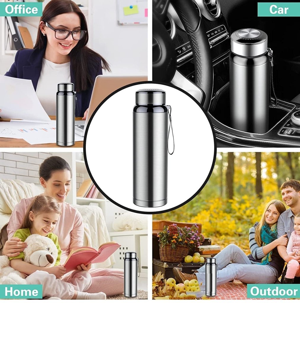 Large Capacity 1000ML Stainless Steel Travel Bottle – Leak‑Proof Thermal Vacuum Flask - Saadiq.pk