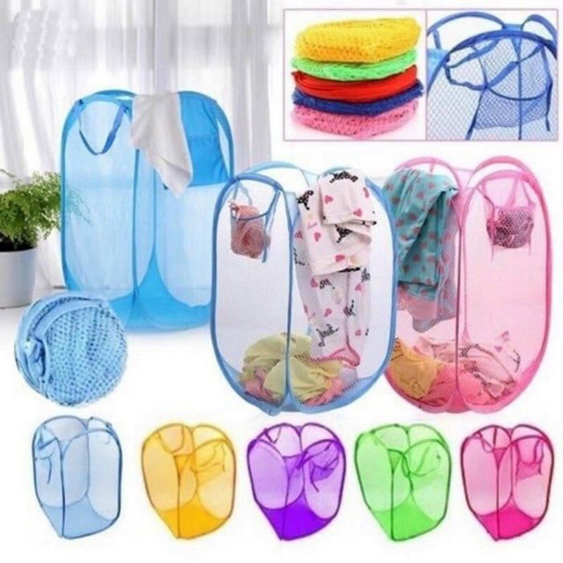 Laundry Net Basket – Collapsible & Portable Laundry Organizer - Saadiq.pk
