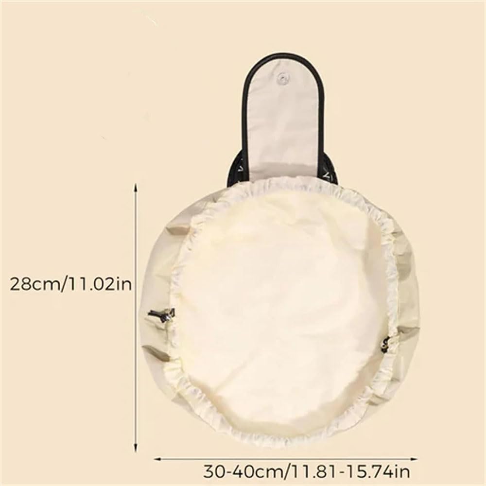 Lazy Makeup Bag with Handle | Drawstring Cosmetic Pouch for Women & Girls - Saadiq.pk