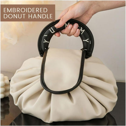 Lazy Makeup Bag with Handle | Drawstring Cosmetic Pouch for Women & Girls - Saadiq.pk