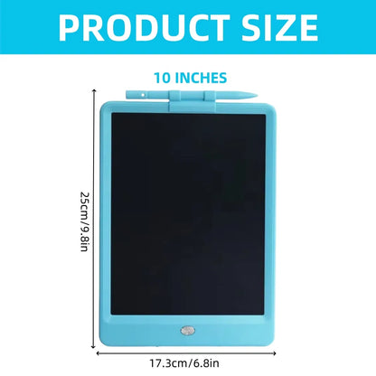 LCD Writing Tablet for Kids – Colorful Drawing Board 10-inch