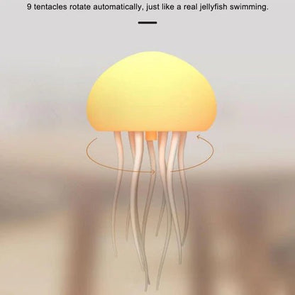 LED Jellyfish Lamp – Artificial Aquarium Mood Night Light - Saadiq.pk
