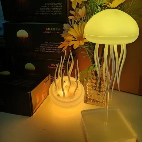 LED Jellyfish Lamp – Artificial Aquarium Mood Night Light - Saadiq.pk